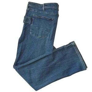 Carhartt Womens Slim Fit Bootcut Carpenter‎ Denim Jeans Dressy Casual 18 Regular
